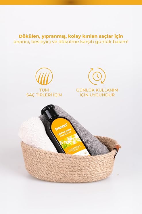 Tresan Chamomile Extract Shampoo 300 ml for Each Hair Type