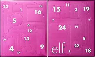e.l.f. Sleigh the Holidays 24-Day Advent Calendar 2025, Skincare Essentials & Festive Makeup In Limited-Edition Shades, Vegan & Cruelty-Free