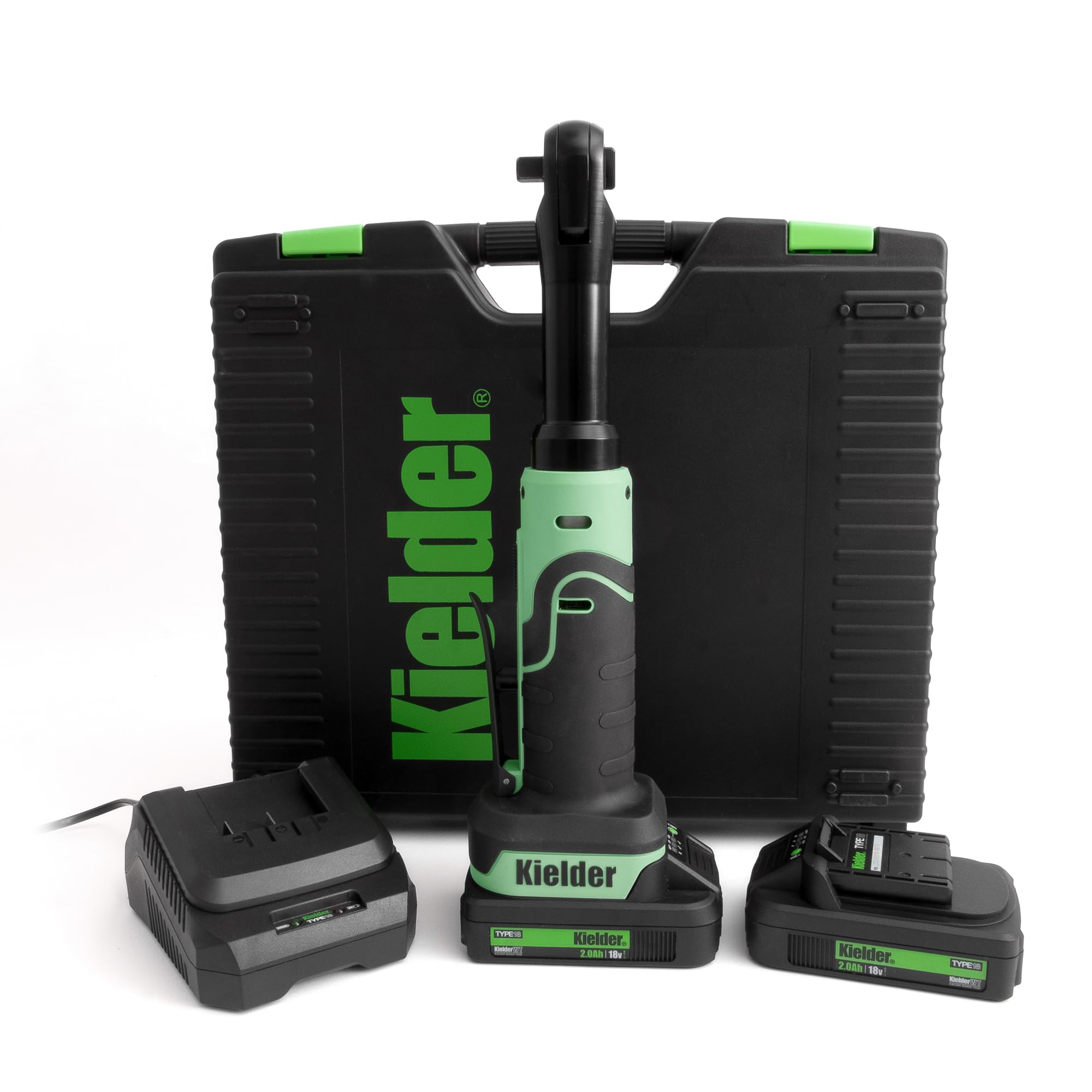 Kielder KWT-010-22 18v Li-Ion Cordless 3/8" Long Reach Ratchet Kit