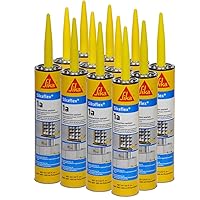 Vista 1 de Kit Sikaflex 1a - Sellador de poliuretano de un componente, flexible, sin goteo, para superficies verticales y horizontales de hormigón