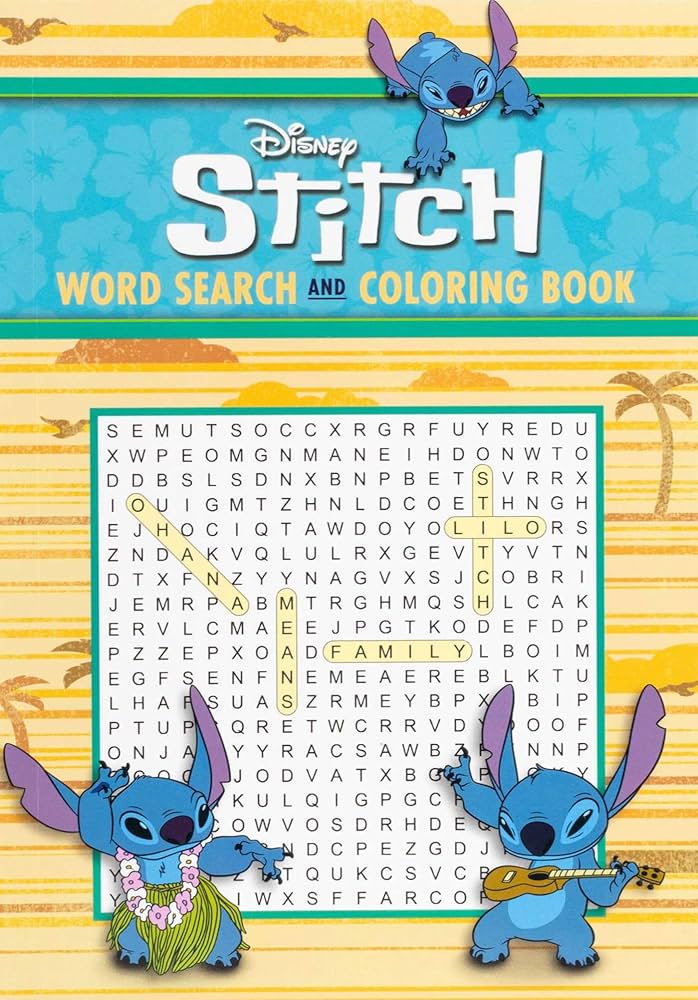 Amazon.com: Disney Stitch Word Search and Coloring Book (Coloring Book & Word Search): 9781667208473: Editors of Thunder Bay Press: Books amazon-com-disney-stitch-word-search-and-coloring-book-coloring-book-word-search-9781667208473-editors-of-thunder-bay-press-books