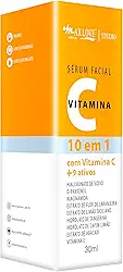 Sérum Facial Vitamina C, 10 em 1, Pele Hidratada, Macia e Iluminada, 30ml, Max Love