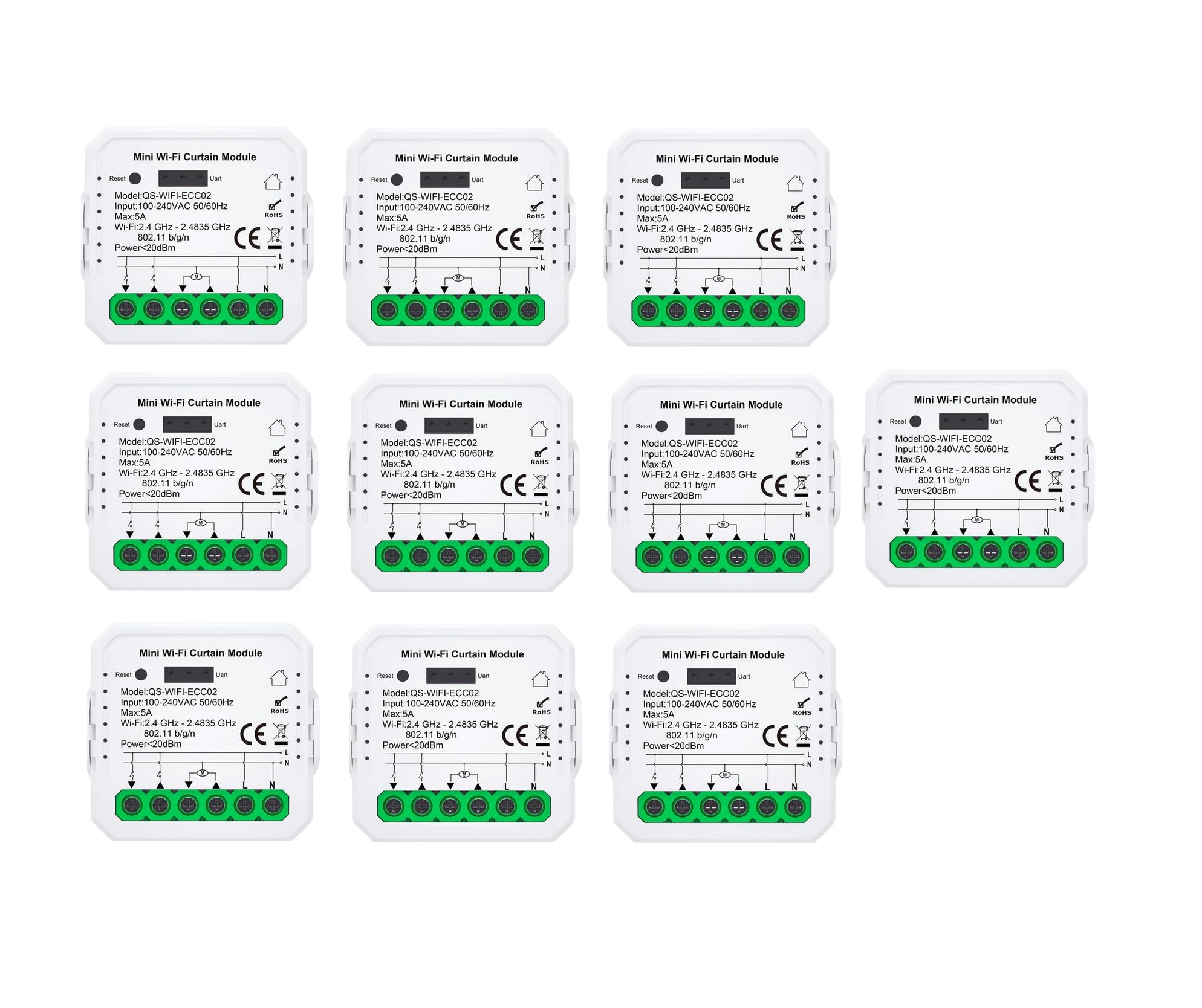 [Funzione Percentuale]Interruttore Tapparelle WiFi, Modulo Comando Smart per Tapparelle Elettriche, Controllo App Smart Life, Comando Vocale (10)