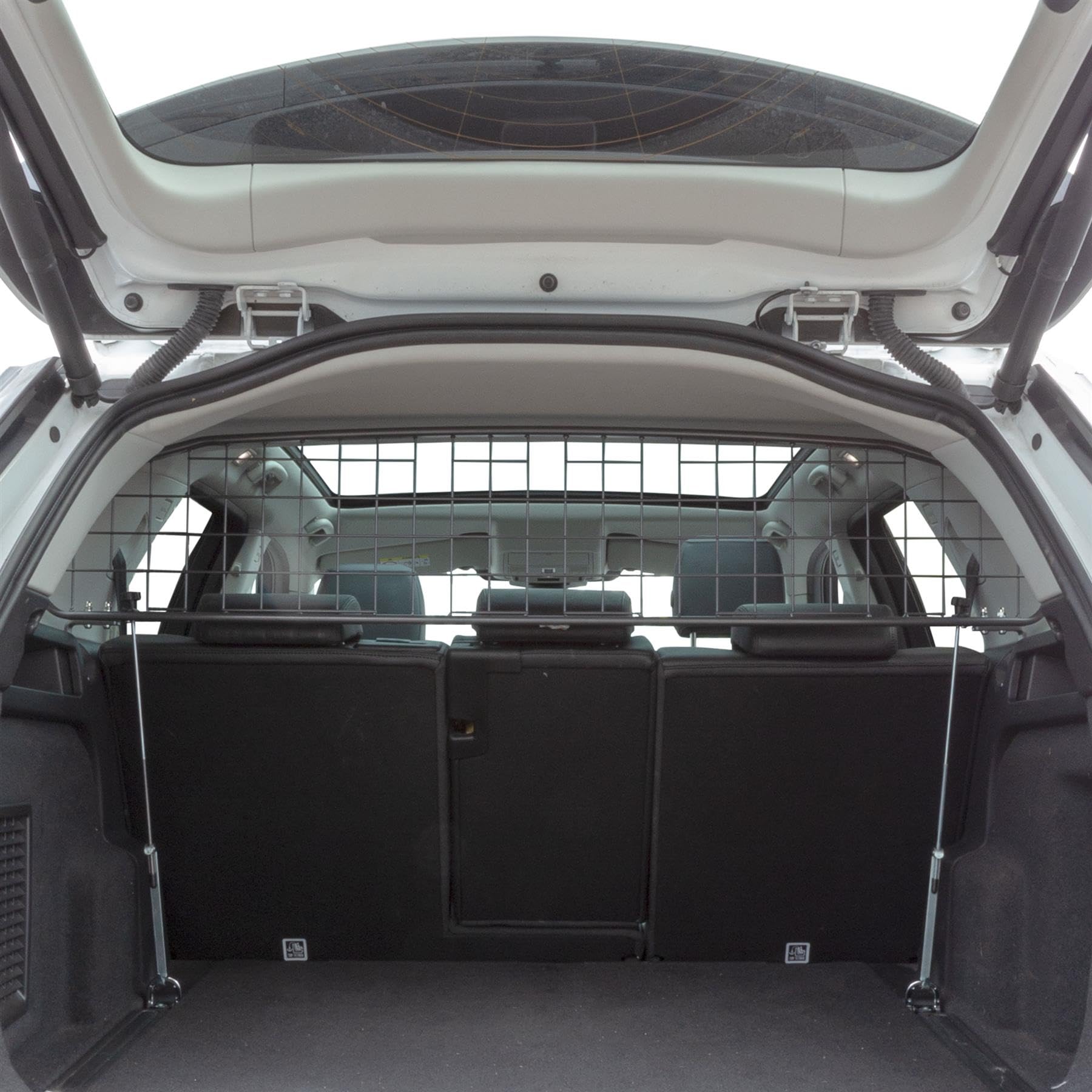 Travall Hundegitter für Land Rover Discovery Sport 2014-2019, fahrzeugspezifisches Trenngitter für den Kofferraum aus Stahl, passgenau für sicheren Hundetransport