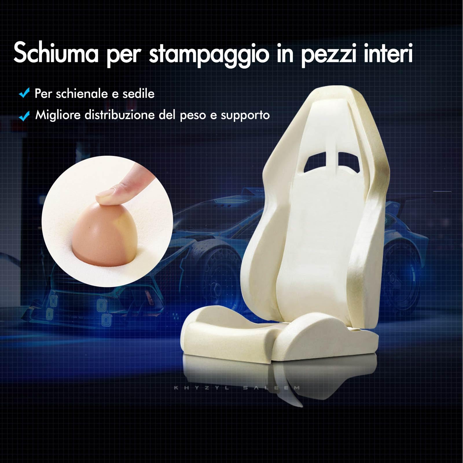 ALFORDSON Sedia Gaming Ergonomica Reclinabile con Poggiapiedi Blu | Poltrona Gamer in Similpelle Serie ETHAN, Schienale regolabile, con supporto lombare e poggiatesta, portata 180 kg