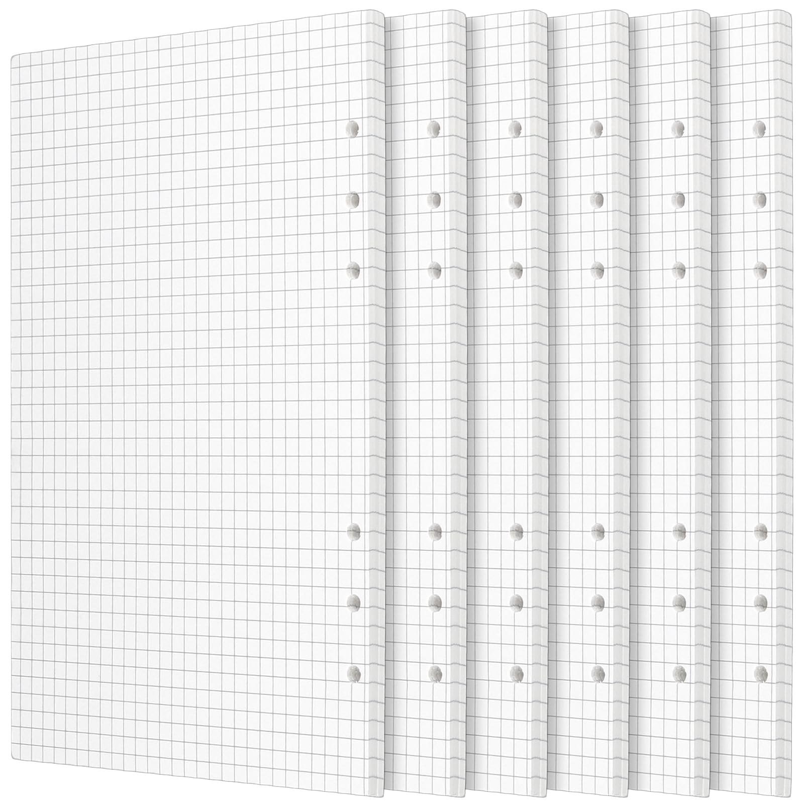 540 arkuszy papieru A5 w kratkę, 6 otworów, papier uzupełniający A5, segregator w kratkę, wkładki do planera A5, wkłady uzupełniające do notatnika, 6 otworów, segregator, dziennik