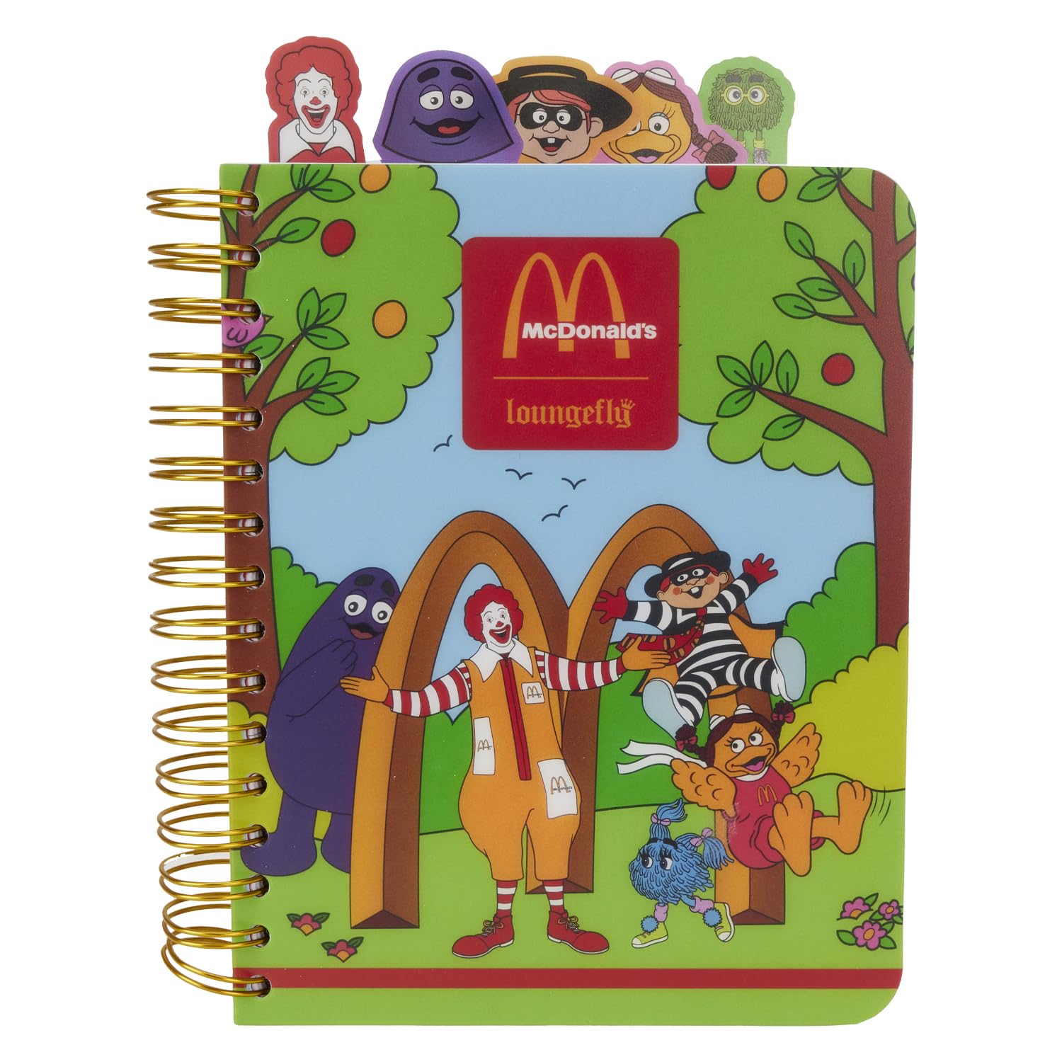 Amazon.com: Loungefly McDonalds Gang TAB Notebook : Office Products