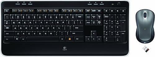 Logitech Combo de teclado y mouse inalámbricos MK520