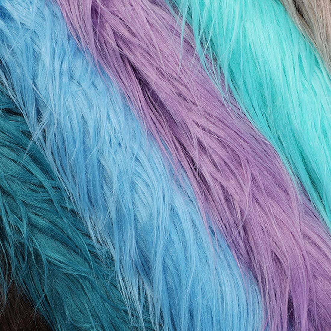 Tela de felpa shaggy faux fur de 100x160cm para manualidades diy y confección de disfraces