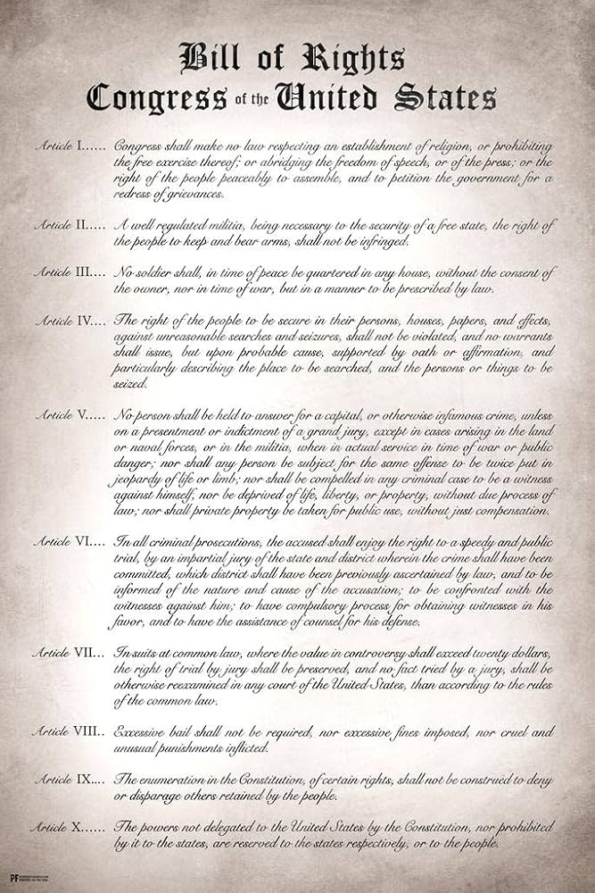 Amazon.com: Bill of Rights Remastered Readable Version Ten Constitutional Amendments United States America Historical Document Educational History Politics Classroom Cool Wall Art Print Poster 24x36 : Office Products amazon-com-bill-of-rights-remastered-readable-version-ten-constitutional-amendments-united-states-america-historical-document-educational-history-politics-classroom-cool-wall-art-print-poster-24x36-office-products