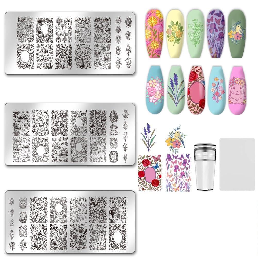 Plaque de tampon à ongles et accessoires de stamping, une idée cadeau manucure