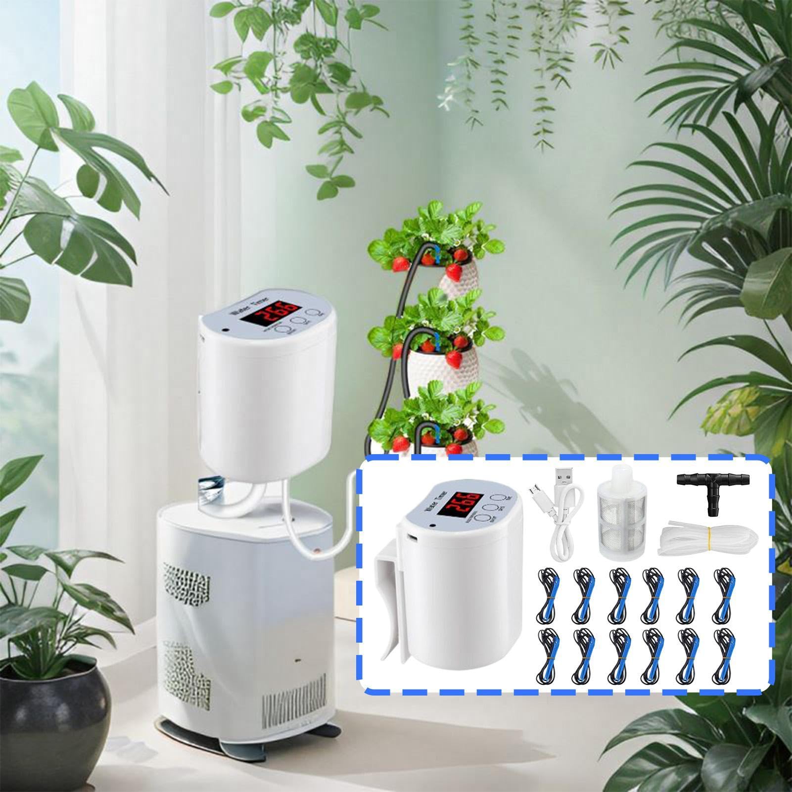 di irrigazione per piante Smart Gardening | Dispositivo di irrigazione automatico per piante, per vacanze, ufficio, casa, soggiorno, giardino, serra, balcone, cortile
