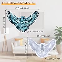 Vista 40 de 3D Hummingbird Silicone Mold Animal Resin Mold Bird Statue Making Epoxy Mould DIY Craft Casting Mold for Gift Home Office Wall Hanging Decor