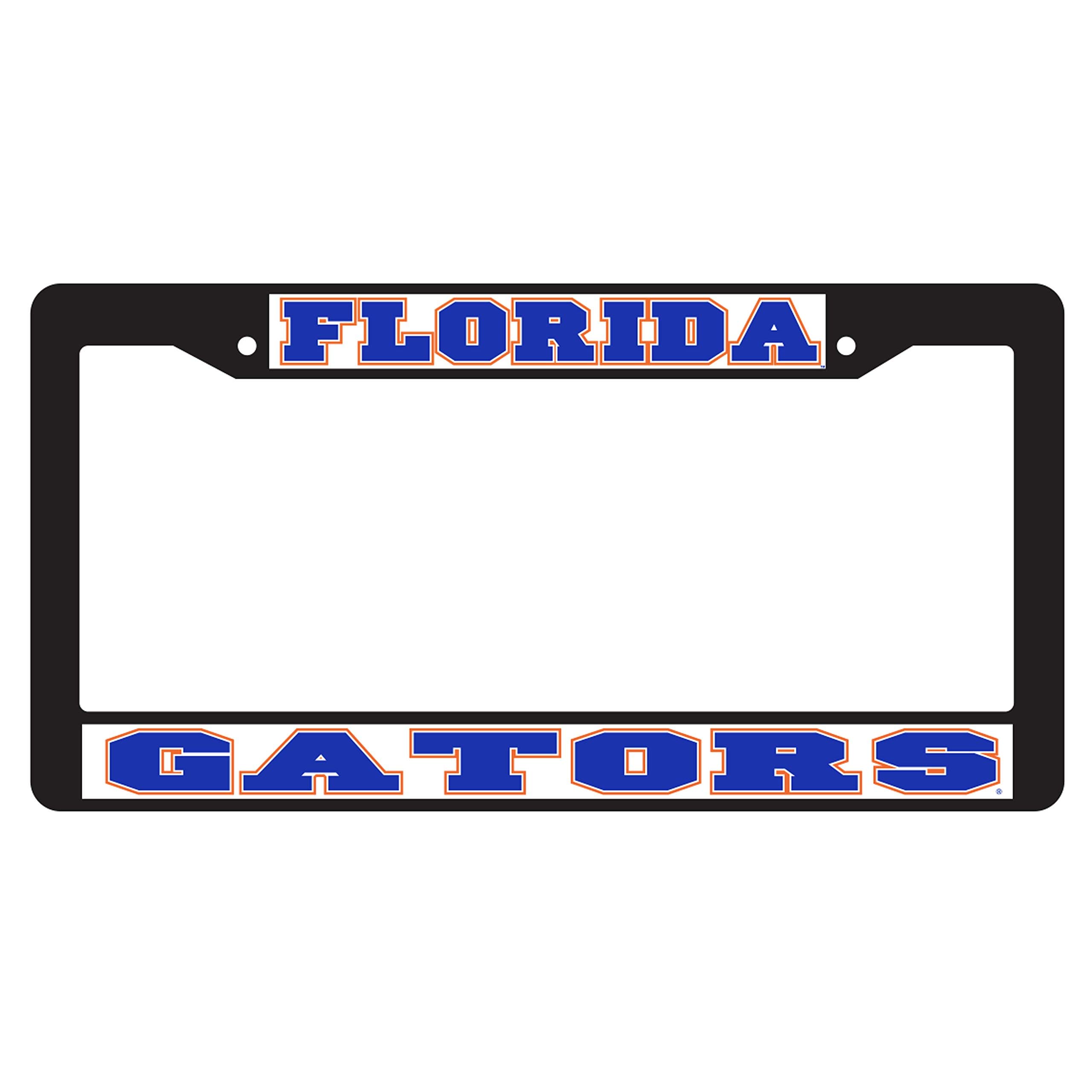 Florida Gators Plate Frame (BLACK PLATE FRAME FL GATORS (07153))