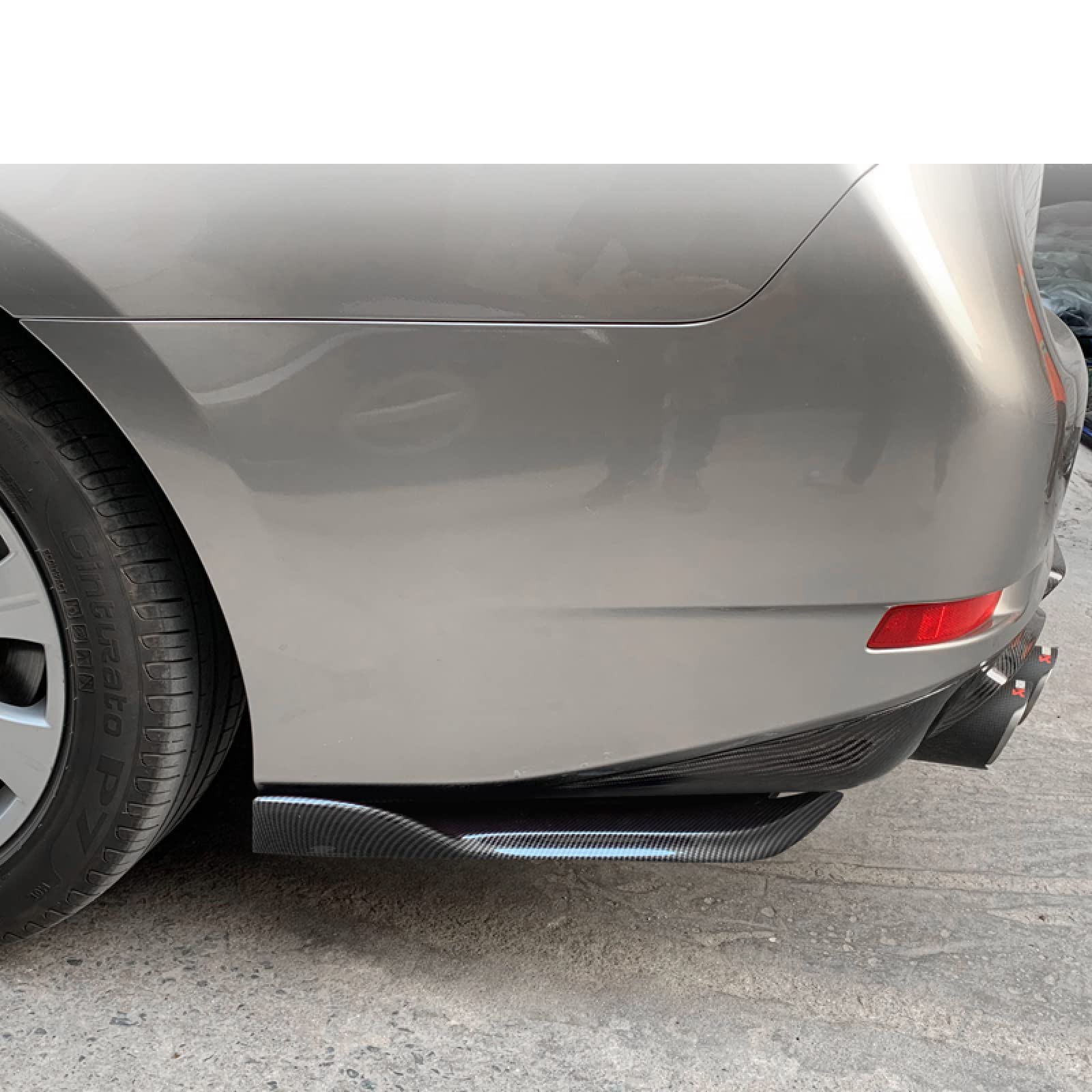 pour Lexus GS 2012-2020, Pare-Chocs arrière de Voiture Spoiler Wrap Protector Garniture Accessoires Bande décorative ABS Kit