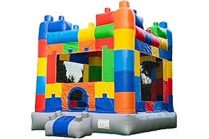 HeroKiddo Block Party Bounce House Commercial Grade for Children and Adults