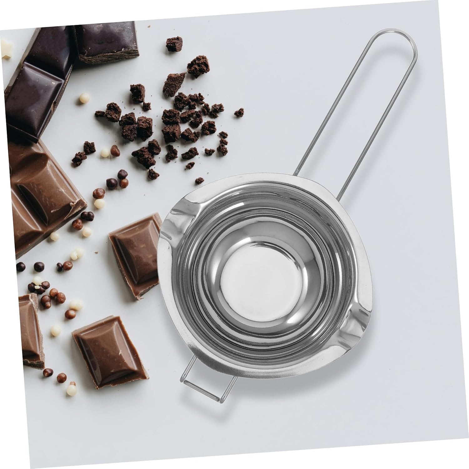 Stainless Steel Melting Pot for Chocolate and Soap 400ml 304