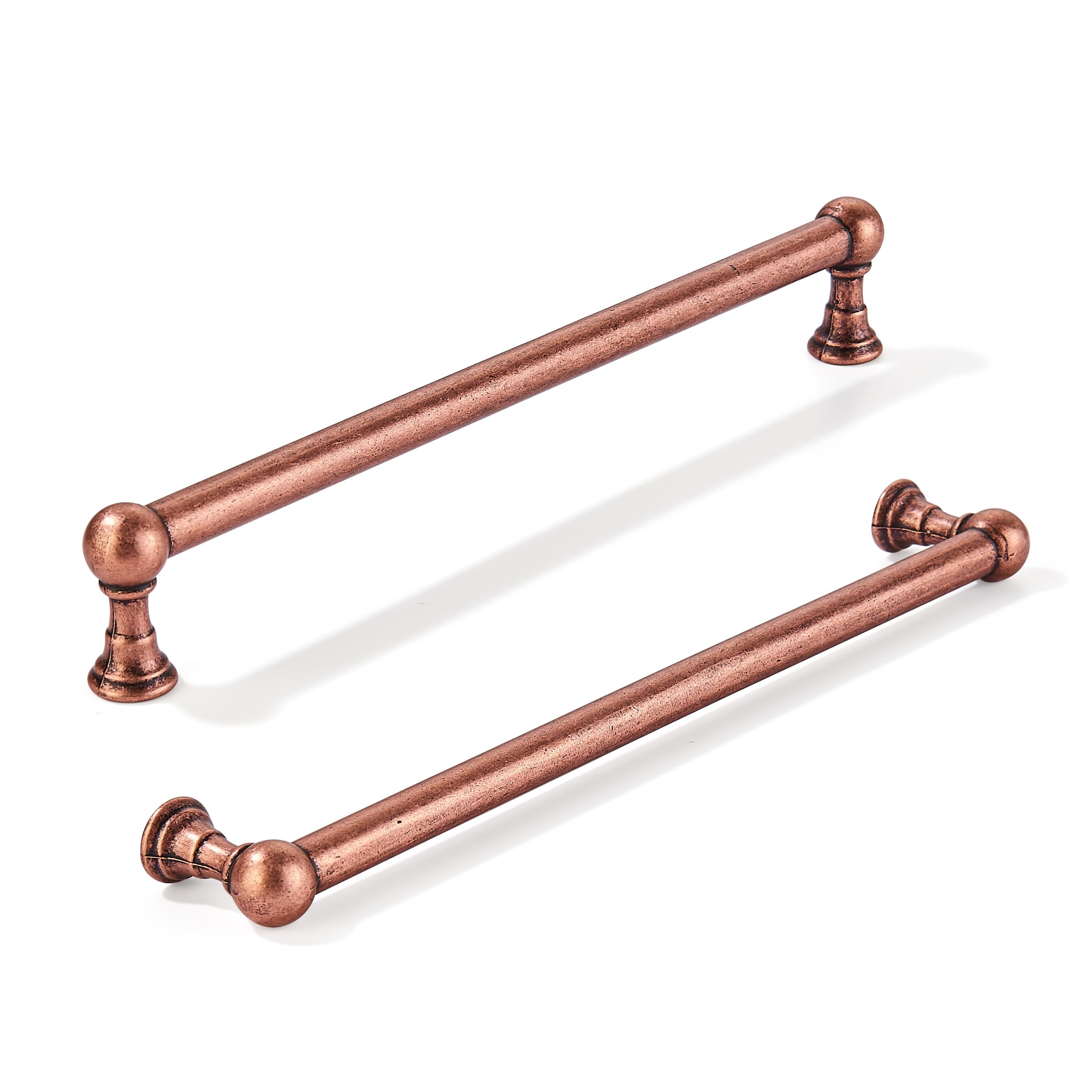 KHTUMEWARE 1 Pack 3-3/4 Inch Hole Center Unlacquered Brass Cabinet Pulls 100%-Solid-Brass Heavy Duty Solid Cabinet Handles cabinets Dressers Kitchens Handles Bathroom cabinets image
