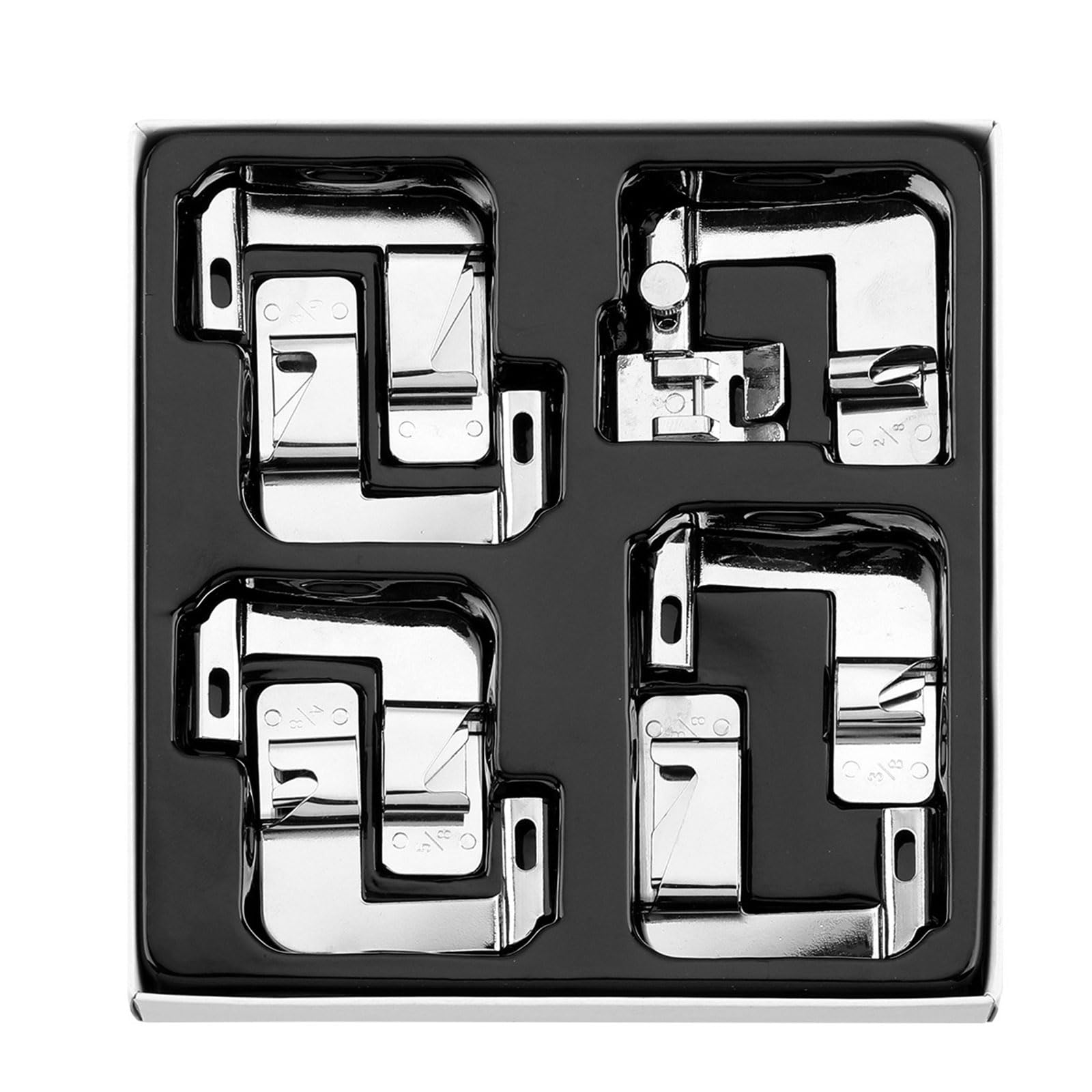 Xjdzineq Multifunctional Sewing Machine Presser Feet Easy Installation Accurate Stitching for Beginner and Experienced Tailors Hemming Foot Set