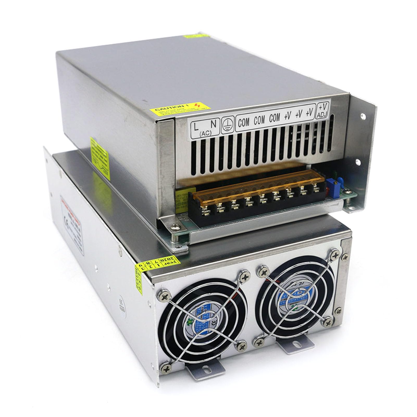 1500W Universal Reguliertes Stromversorgungsadapter, Aluminium -Doppellüfterkühlung, Kurzschlussschutz, für Industrielle Wissenschaftliche Forschungsgeräte, LEDS -Beleuchtung, 110/220 V Eingang (48V)