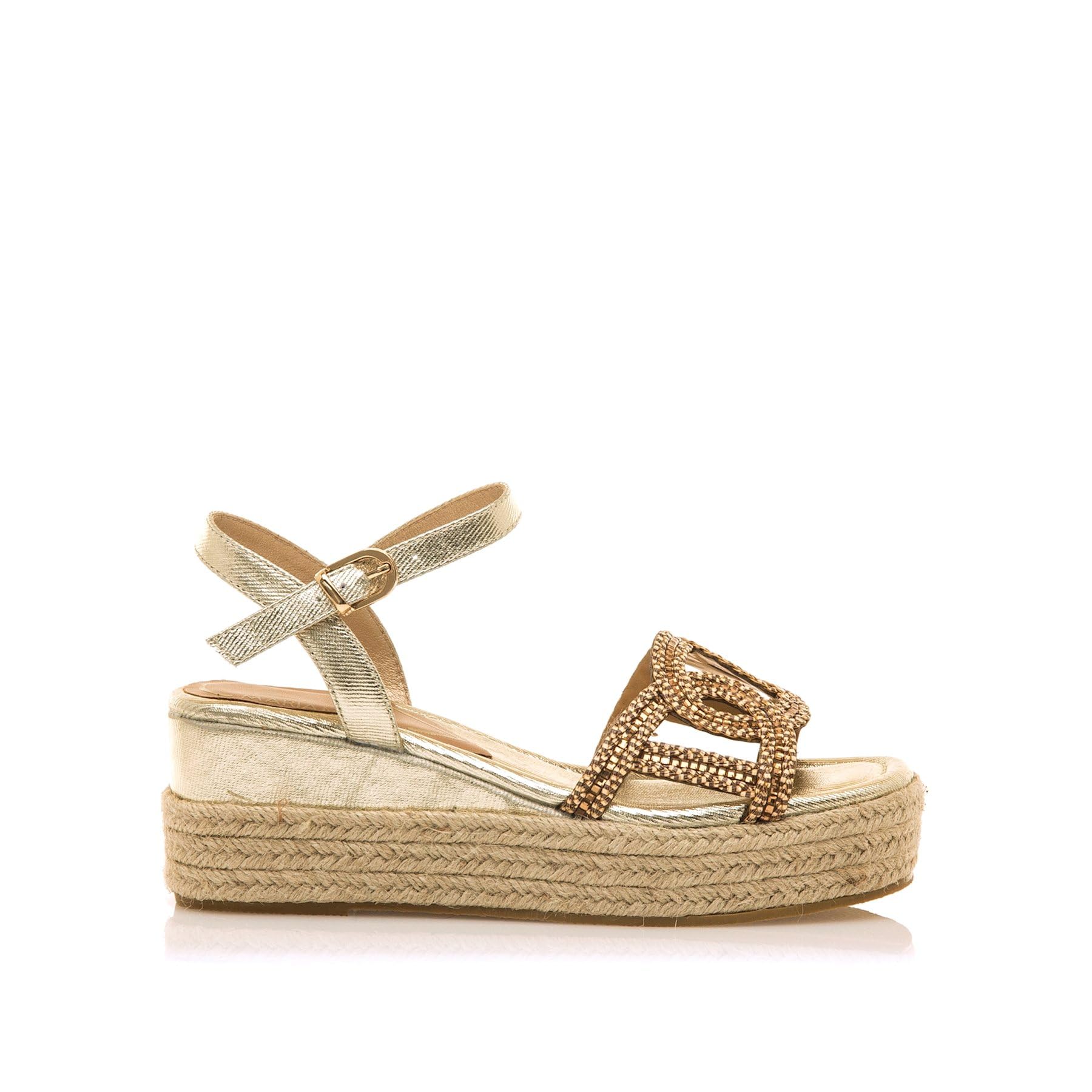 MARIAMARE Women's 68564 Sandal, Champagne, 6.5 UK