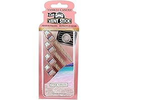 Yankee Candle Car Vent Stick Pink Sands, Air Freshener and Odor Eliminator,...