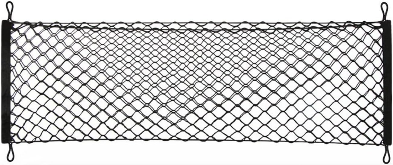 Heavy Duty Cargo Net Stretchable, Universal Adjustable Elastic Truck Net with Hooks, Storage Mesh Organizer Bungee for Car, SUV, Truck