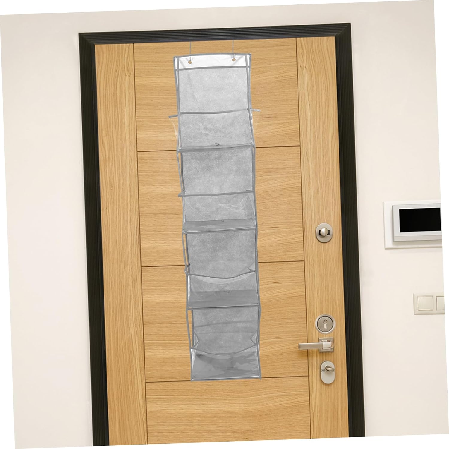 Door Hanging Storage Bag with Four Pockets for Closet Use