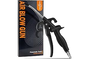 Industrial High Volume Air Blow Gun with Angle Nozzle