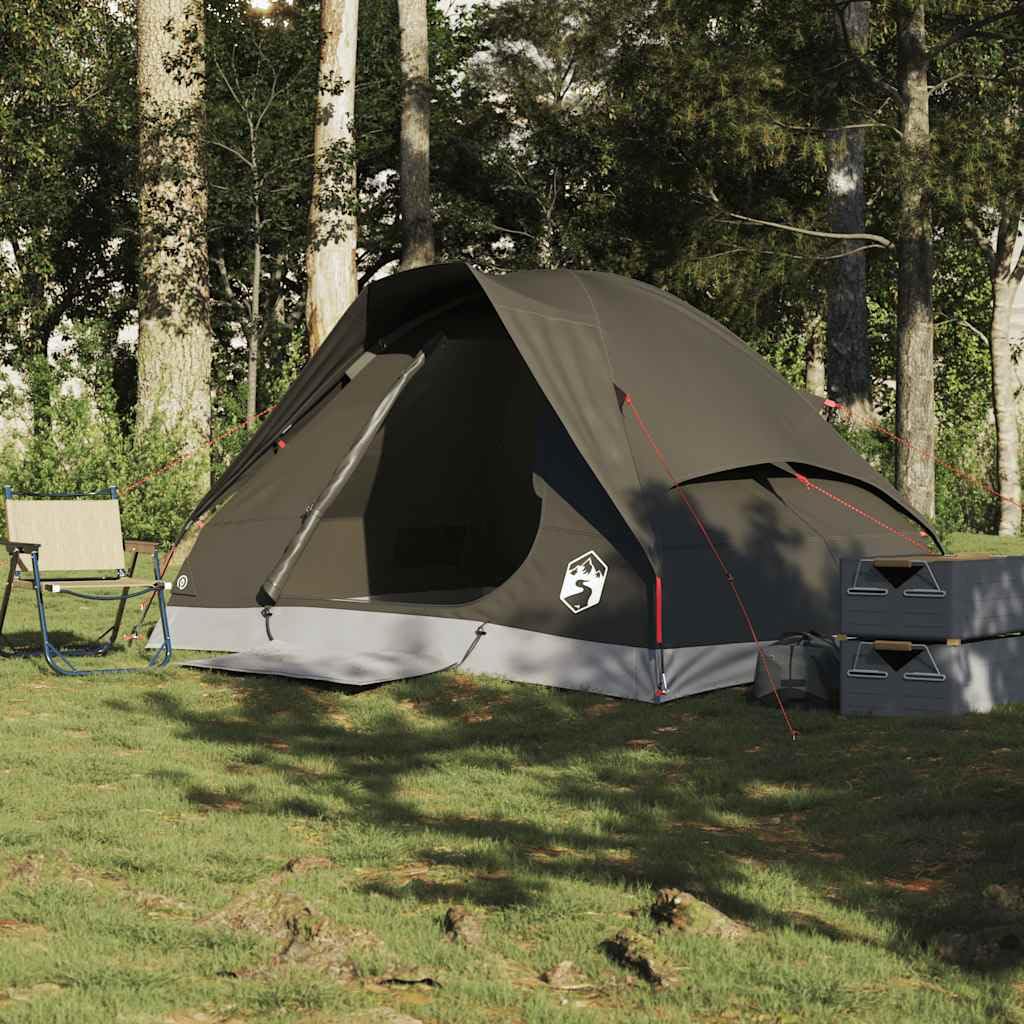 Genérico Tienda de campaña iglú para 2 Personas Impermeable marrón,Deportes,Actividades al Aire Libre,Camping y Senderismo,Tiendas de campaña,4009640