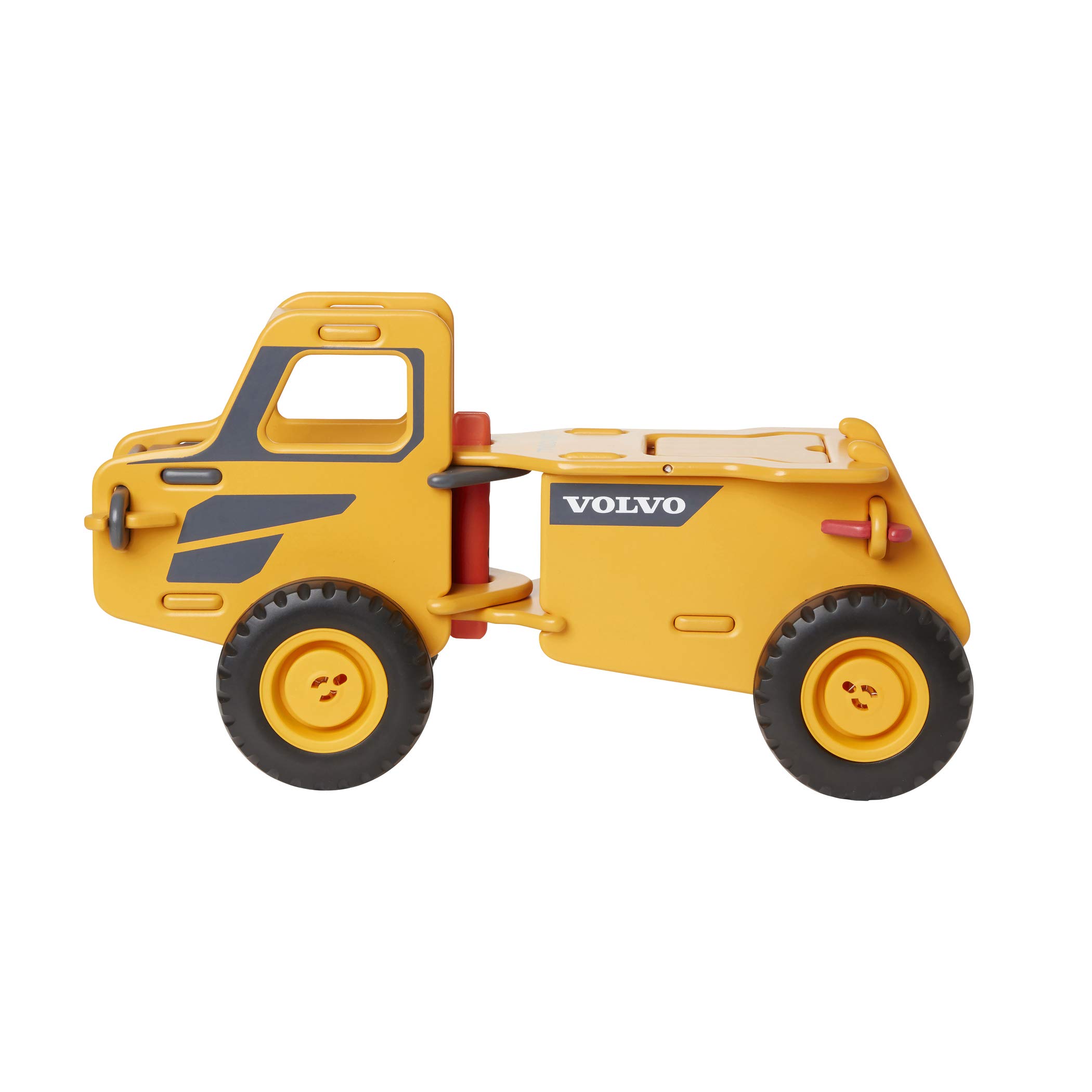 Moover Holzkippwagen "VOLVO" - Kinderrutscher Holzrutscher Rutscher LKW