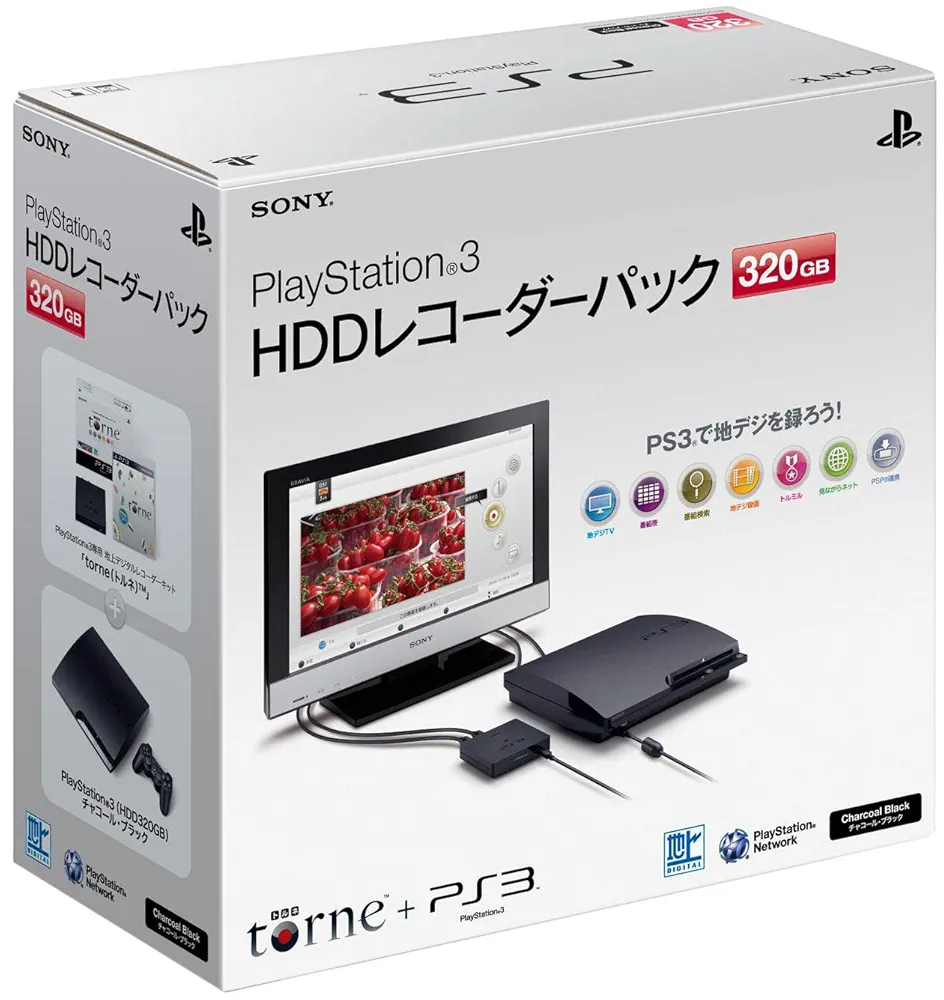 PlayStation3 - (本体)プレイステーション3 PlayStation3 HDDレコーダーパック 250GB チャコール・ブラック(CEJH-10025) ソニー・コンピュータエンタテインメント Amazon | PlayStation3 HDDレコーダーパック 320GB チャコール