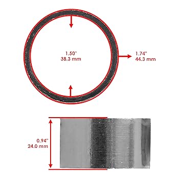 Amazon.com: Caltric Muffler with Gasket Compatible with