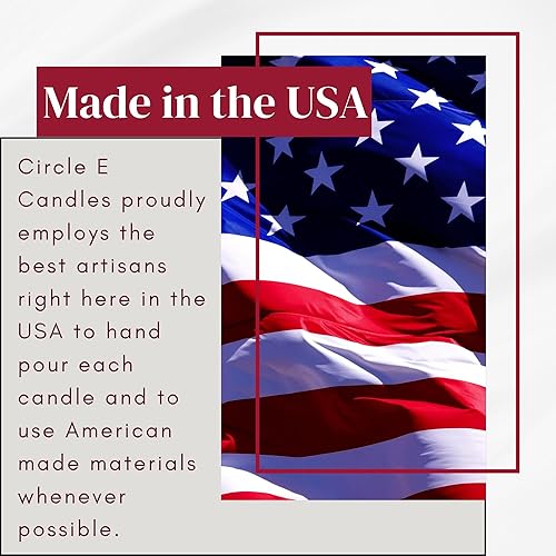 Miniatura 5 de Circle E Candles, Crème Brulee - Vela en tarro de tamaño pequeño, 8 onzas, 1 mecha