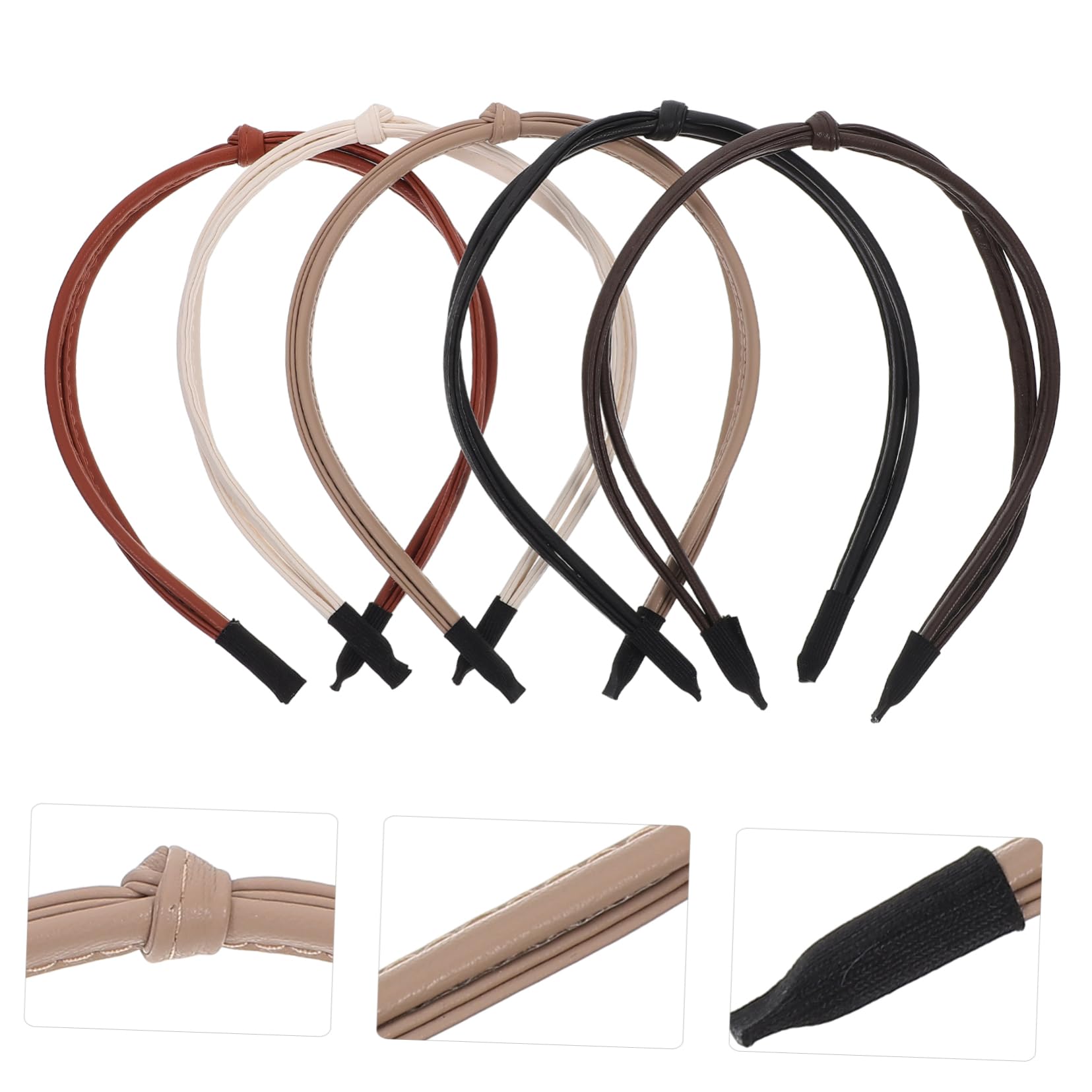FRCOLOR 25 Piezas venda bandana headband diadema para mujer diademas de mujer para el cabello diademas de diadema de para es finas para cuero