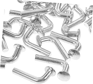 VILLCASE 100pcs Pallet Rack Drop Pin Heavy Duty Shelf Accessories Repisas Pallet Rack Locking J Clips Pallet Racking Safety Pin Pallet Racking Hooks Heavy Duty Bolts Pallet Rack Clips