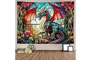 Ine Ive Wall Fantasy Dragon Tapestry