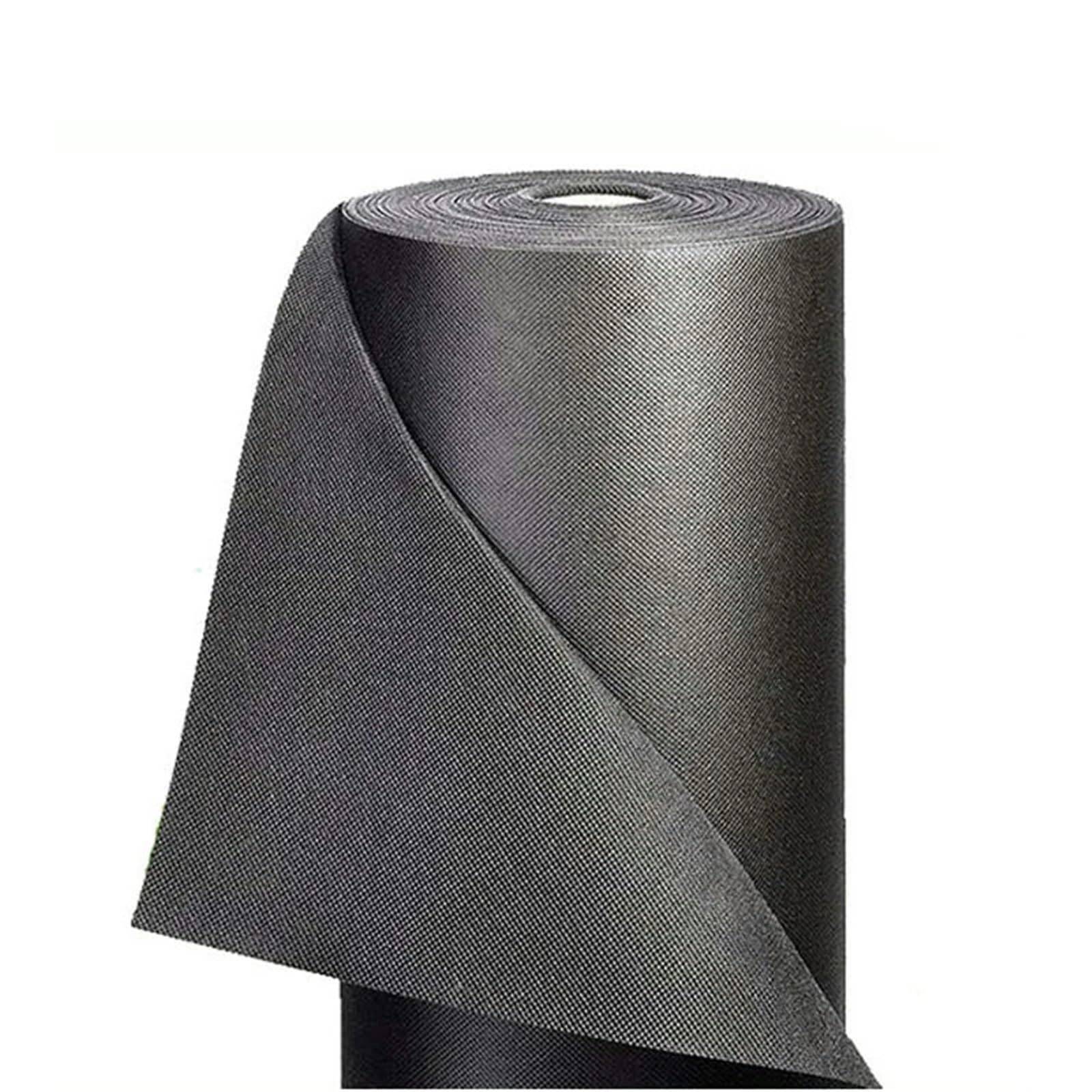 Telo Pacciamatura Tessuto da Giardinaggio Nero a Prova di Erbacce, 50 cm x 10 m