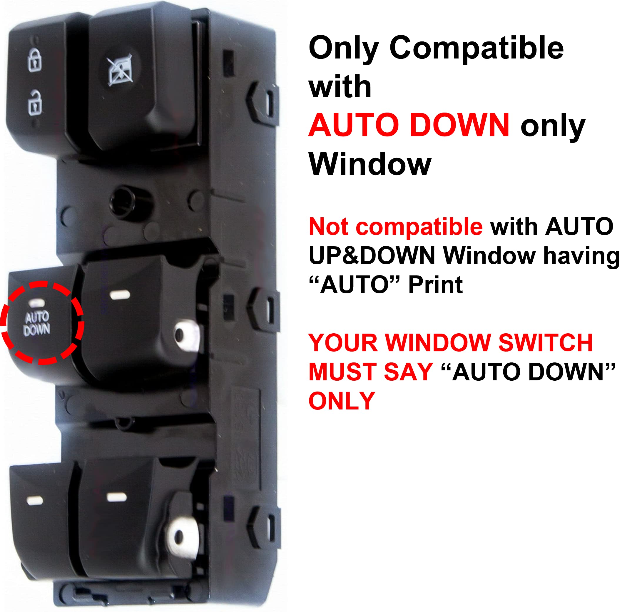 Amazon.com: Genuine OEM 93571-3X011RY POWER WINDOW MAIN SWITCH