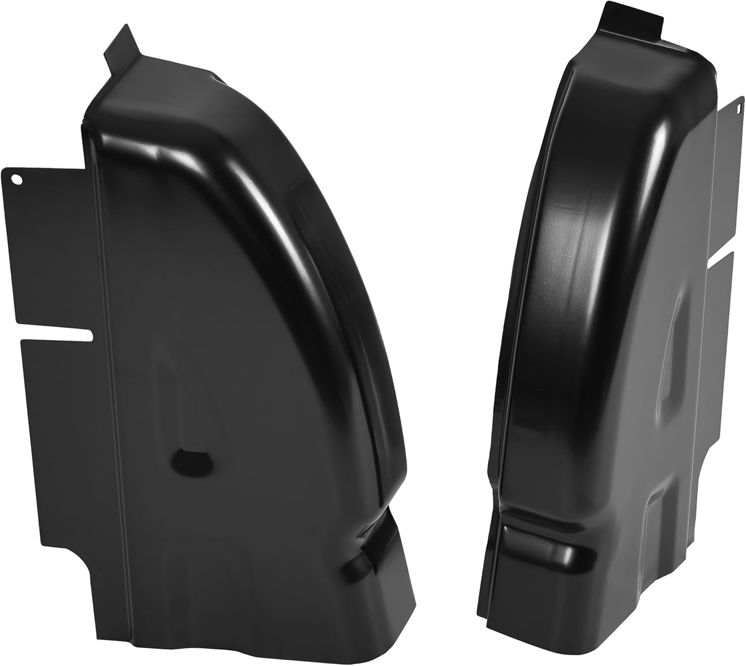 KUAFU Cab Corners Compatible with 2002-2008 Dodge Ram 1500 2500 3500 4 Door Quad Club Cab Rust Repair Panel Steel Electrophoresis Black (Pair)