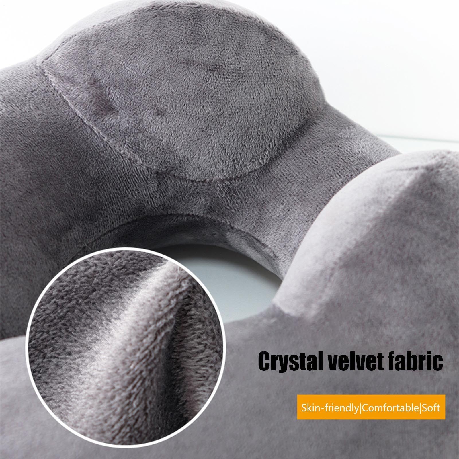Nadmuchiwana podróżna poduszka pod szyję – ergonomiczny zagłówek powietrzny z pompką ręczną, zmywalny pokrowiec, kompaktowe etui – idealne rozwiązanie do odpoczynku do samolotu, samochodu, podróży