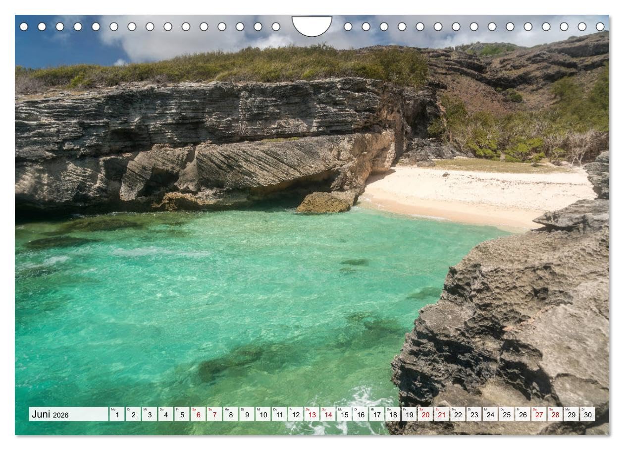 Traumstrände auf Mauritius (Wandkalender 2026 DIN A4 quer), CALVENDO Monatskalender: 12 Traumstrände im Inselparadies Mauritius (CALVENDO Orte)