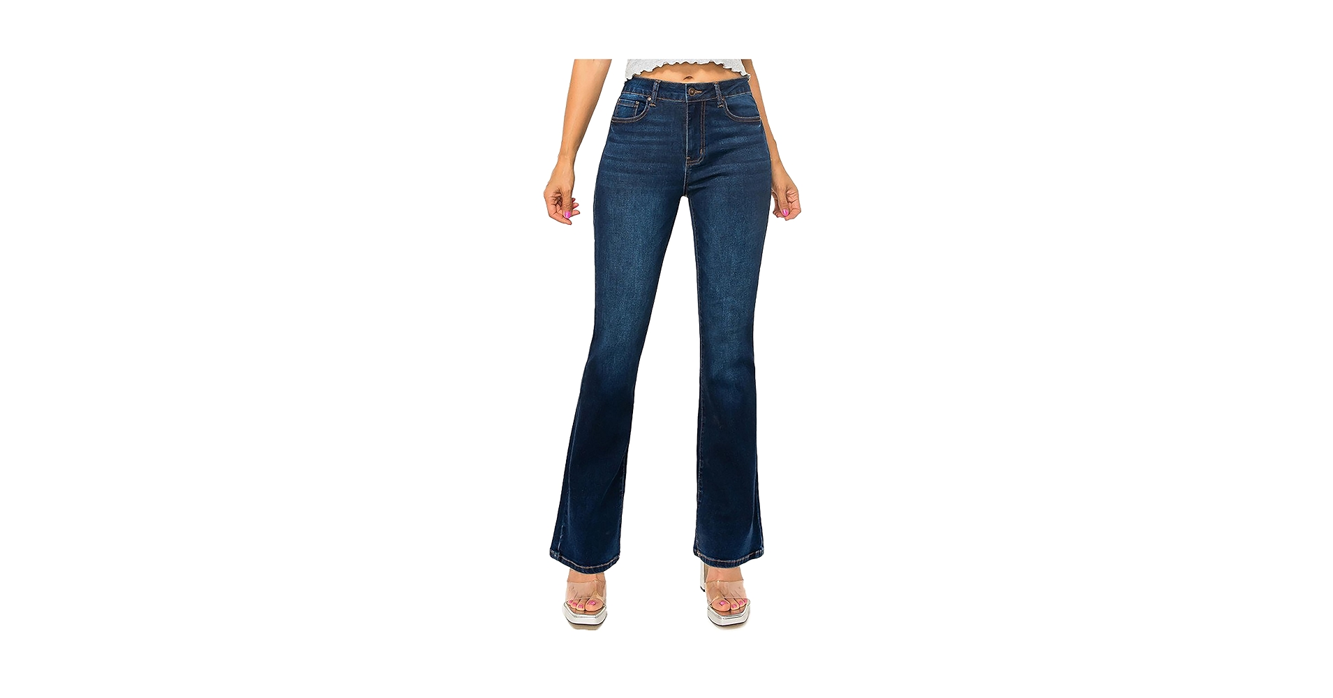 パンツ opium waxed bootcut flare denim Stretch Bootcut Flare Jean