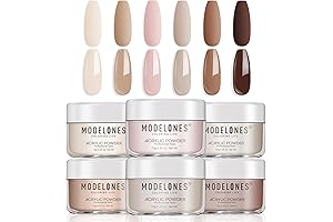 Acrylic Nail Powder 6 Colors Nude Acrylic Powder