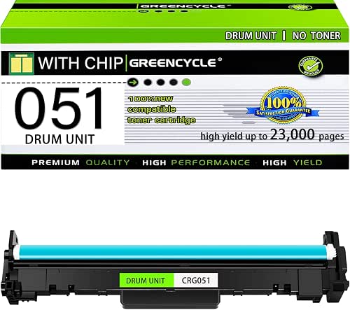 greencycle 051 Drum Unit 2170C001 Compatible for Canon ImageCLASS MF264dw