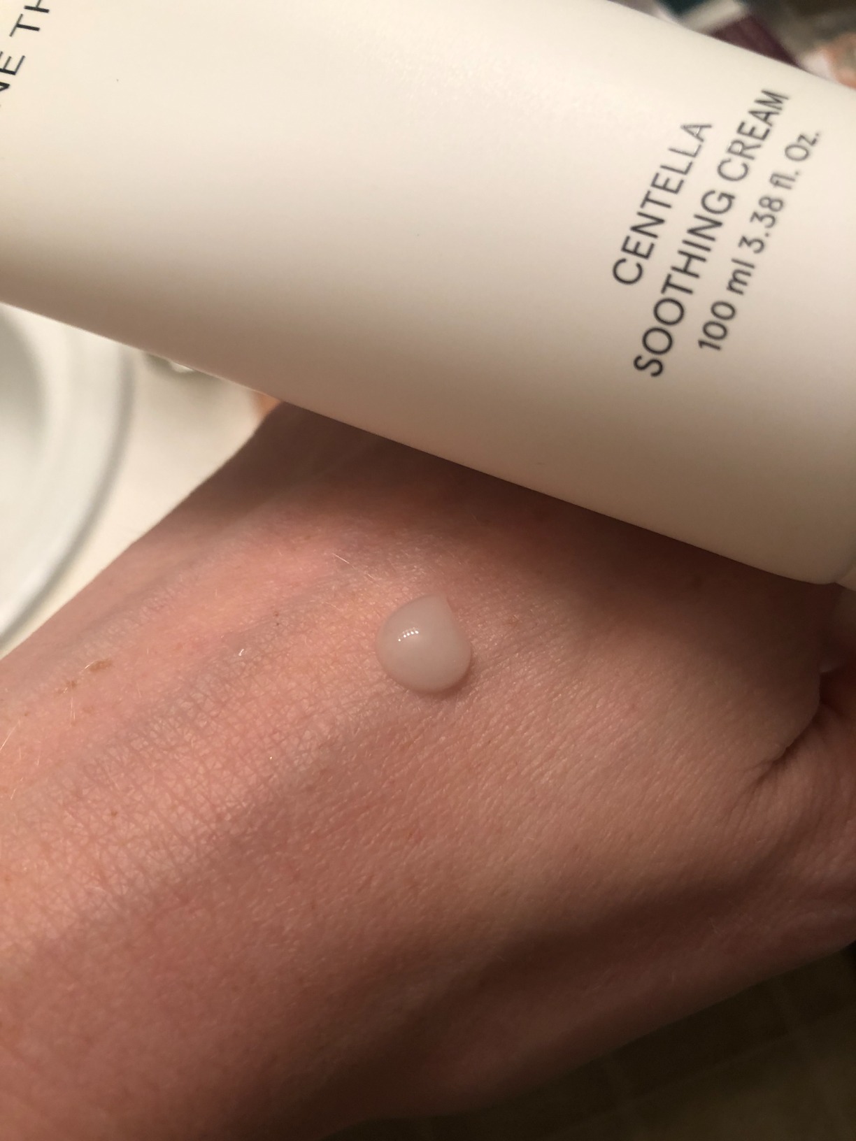ONE THING Centella Soothing Cream 3.38 Fl Oz | CICA Beta Glucan Hydrating Calming Facial Vegan Moisturizer for All, Sensitive Skin Types, Barrier Redness Irritation Relief | Korean Skin Care