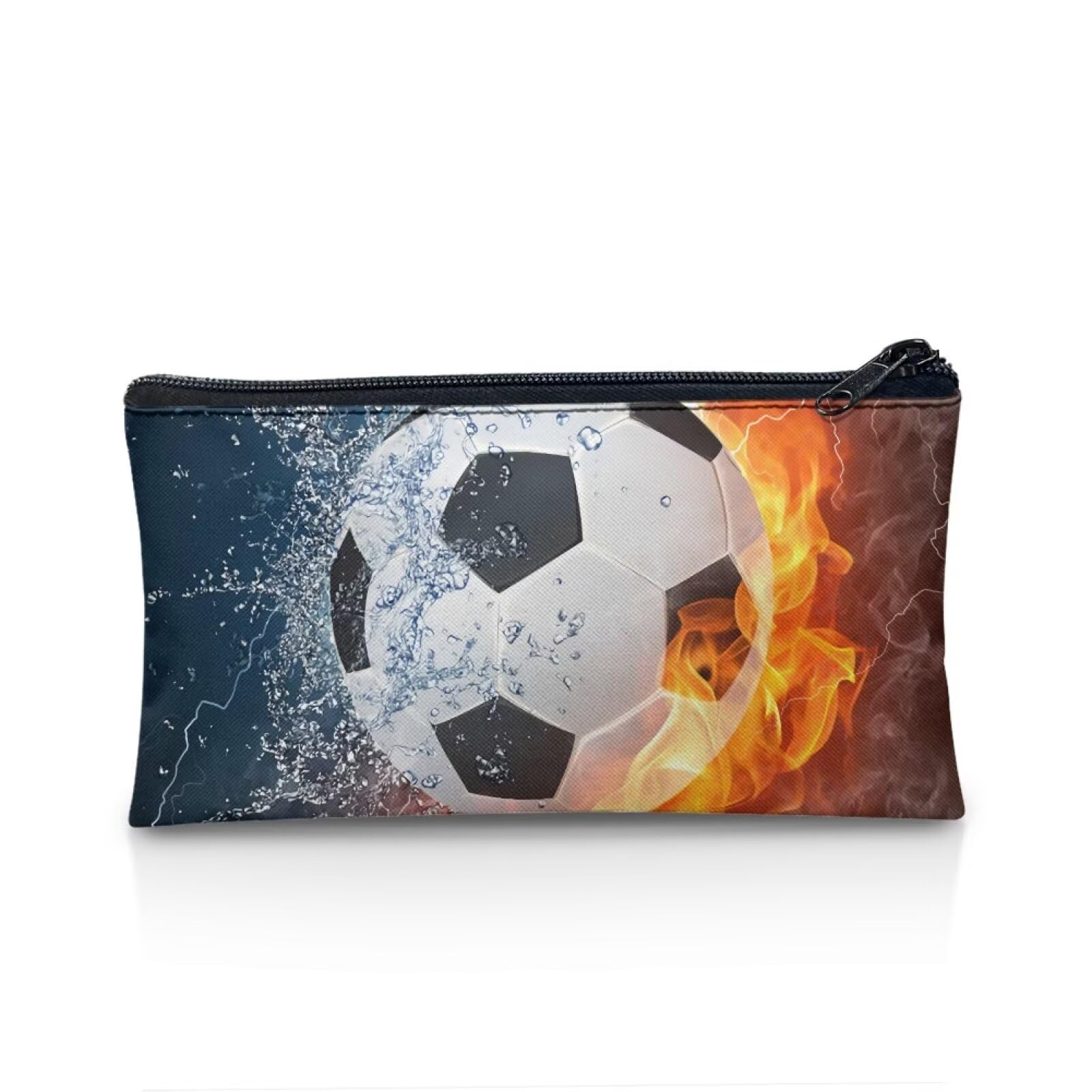 UOIMAG Boys Football Pencil Case for School Stationery Pencil Bag Zipper Pencil Pouch for Office