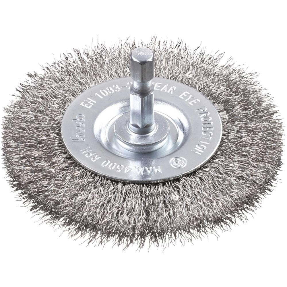 kwb 6098-30 Windscreen Brush, Stainless Steel Wire, Stainless, Wavy