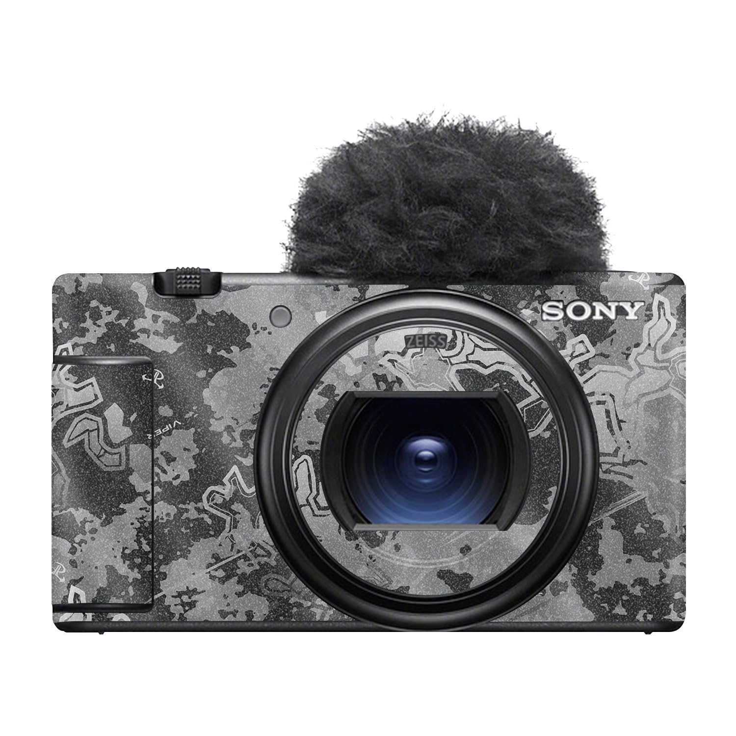 Glossy Glitter Camera Skin Compatible with Sony ZV-1 Mark II (2023) - Viper Urban - Premium 3M Vinyl Protective Wrap Decal Cover - Easy to Apply | Crafted in the USA by MightySkins