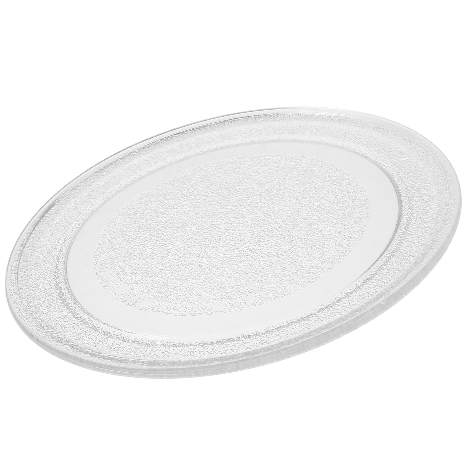 Plateau tournant micro-ondes verre blanc 24,5 cm pratique